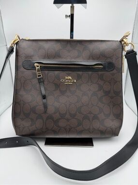Coach | Bags | Coach Carrier Zip Crossbody In Colorblock Signature